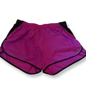 North Face-Running Shorts-Purple with waistband pocket